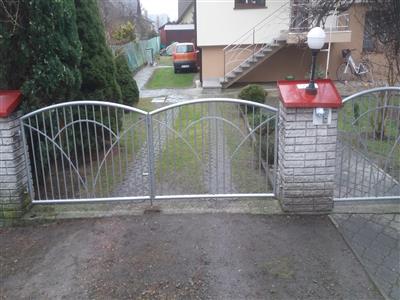 Brama oraz ogrodzenie wykonane w Bielsku-Białej